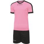 XS Rosa/Nero|Givova Kit Revolution Fußball Trikot mit Shorts rosa schwarz