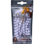 Weiße Xtenex Elastische Schnürsenkel für Herren 2-teilig 