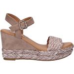 XTI Sandalen für Damen 42255 C TAUPE Schuhgröße 36 EU