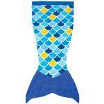 Blaue Meerjungfrau Decken aus Polyester maschinenwaschbar 