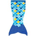 Blaue Meerjungfrau Decken aus Polyester maschinenwaschbar 