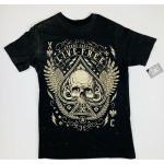 Xtreme Couture By Affliction Shirt Totenkopf Skull A472 " Deuces Wild "