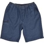 Blaue Luigi Morini Jeans-Bermudas aus Baumwolle für Herren Größe XXL für den für den Sommer 