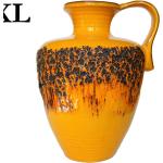 Schwarze 35 cm Große Vasen 35 cm glänzend aus Keramik 