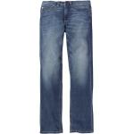 Blaue Paddocks Slim Fit Jeans mit Reißverschluss aus Leder trocknergeeignet Größe XXL 