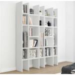Weiße Moderne Star Möbel Rechteckige Bücherregale lackiert Breite 150-200cm, Höhe 200-250cm, Tiefe 0-50cm 
