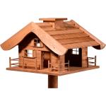 Hellbraune Rustikale Futterhäuser & Vogelhäuser aus Massivholz 