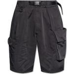 Schwarze Casual adidas Y-3 Cargo-Shorts mit Reißverschluss für Herren Größe S 