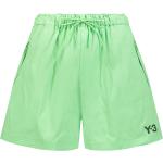 Reduzierte Grüne adidas Y-3 High Waist Shorts aus Polyamid für Damen Größe XS 