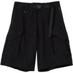 Y-3, Gewaschene Bermuda Shorts Black, Herren, Größe: S
