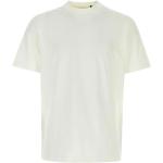 Reduzierte Elfenbeinfarbene adidas Y-3 T-Shirts aus Baumwolle für Herren Größe L 