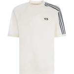 Reduzierte Weiße Kurzärmelige adidas Y-3 T-Shirts für Herren Größe S 