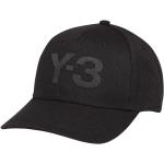 Schwarze Bestickte Streetwear adidas Y-3 Snapback-Caps aus Canvas für Herren Einheitsgröße 
