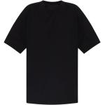 Schwarze Oversize Kurzärmelige adidas Y-3 T-Shirts für Damen Größe XS 