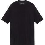Schwarze Oversize adidas Y-3 T-Shirts für Herren Größe L 