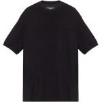 Schwarze Oversize adidas Y-3 T-Shirts für Herren Größe M 