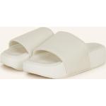 Reduzierte Weiße adidas Y-3 Mules mit Riemchen aus Leder für Damen Größe 40,5 