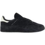 Schwarze adidas Y-3 Low Sneaker mit Schnürsenkel aus Veloursleder für Herren Größe 41 