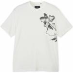 Reduzierte Weiße adidas Y-3 T-Shirts aus Baumwolle für Herren Größe XL 