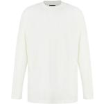 Reduzierte Weiße Langärmelige adidas Y-3 T-Shirts für Herren Größe M 