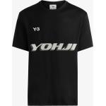 Reduzierte Schwarze Kurzärmelige adidas Y-3 T-Shirts aus Baumwolle für Damen Größe S 