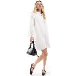Weiße Langärmelige Y.A.S Sommerkleider für Damen Größe XL für den für den Sommer 
