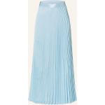 Hellblaue Y.A.S Festliche Röcke aus Satin für Damen Größe M 