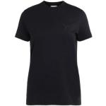 Reduzierte Schwarze Kurzärmelige adidas Y-3 Rundhals-Ausschnitt T-Shirts für Damen Größe S 1-teilig 