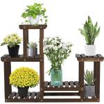 Bunte Yaheetech Blumentreppen & Pflanztreppen aus Holz Breite 0-50cm, Höhe 0-50cm, Tiefe 0-50cm 