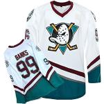 Yajun Adam Banks #99 Mighty Ducks Film Eishockey Trikots Jersey NHL Shirts Herren Atmungsaktiv Sports Wear,S