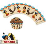 Yakari 12 Cupcake Banderolen Muffins und Cupcakes // Indianer Indianerjunge Sioux Kleiner Donner Party Kindergeburtstag Geburtstag Kinder Mottoparty