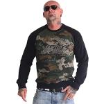 Reduzierte Camouflage Yakuza Ink Herrensweatshirts Größe 5 XL 