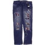 Yakuza Herren Jeans, marineblau 56