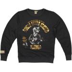Schwarze Yakuza Ink Rundhals-Ausschnitt Sweatshirts enganliegend Größe 3 XL 