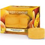 Yankee Candle Duft-Teelichter | Mango Peach Salsa | 12 Stück| Teelicht Kerzen (x 12)