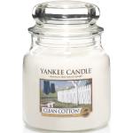 Yankee Candle Duftkerze Clean Cotton im Glas Jar 411 g Housewarmer