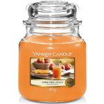 Yankee Candle Duftkerze Farm Fresh Peach im Glas Jar 411 g Housewarmer