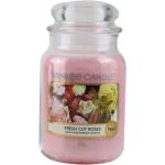 Yankee Candle Duftkerze Fresh Cut Roses im Glas Jar 623 g Housewarmer