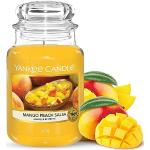 Yankee Candle Duftkerze im Glas| Mango Peach Salsa | Brenndauer bis zu 150 Stunden|Große Kerze im Glas