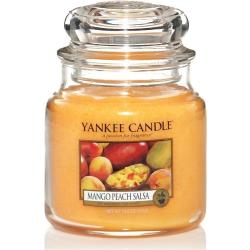 Yankee Candle Duftkerze Mango Peach Salsa Classic mittelgroß Mango Peach Salsa Classic Medium 1114682E
