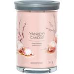 Pinke 15 cm Yankee Candle Pink Sands Runde Duftkerzen 
