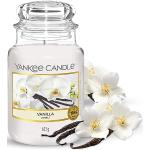 Reduzierte 150 cm Yankee Candle Vanilla Duftkerzen im Glas mit Deckel 