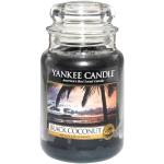 Schwarze Yankee Candle Black Coconut Duftkerzen im Glas 