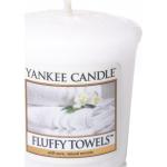 Lavendelfarbene 49 cm Yankee Candle Fluffy Towels Runde Duftkerzen 