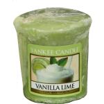 Limettengrüne 49 cm Yankee Candle Vanilla Lime Runde Duftkerzen 