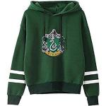 Grüne Harry Potter Slytherin Herrenhoodies & Herrenkapuzenpullover Größe 4 XL für den für den Herbst 