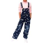Bestickte Jeans-Overalls für Kinder mit Pandamotiv aus Denim für Mädchen für den für den Frühling 
