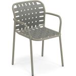 Goldene Industrial EMU Gartenmöbel Yard Designer Stühle pulverbeschichtet aus Polyrattan 4-teilig 