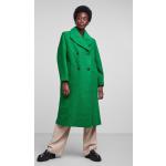 Grüne Y.A.S Wollmäntel aus Wolle für Damen Größe L 