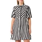 YAS Damen Yassavanna 2/4 Shirt Dress S. Noos Kleid, Black/Stripes:white, XL EU